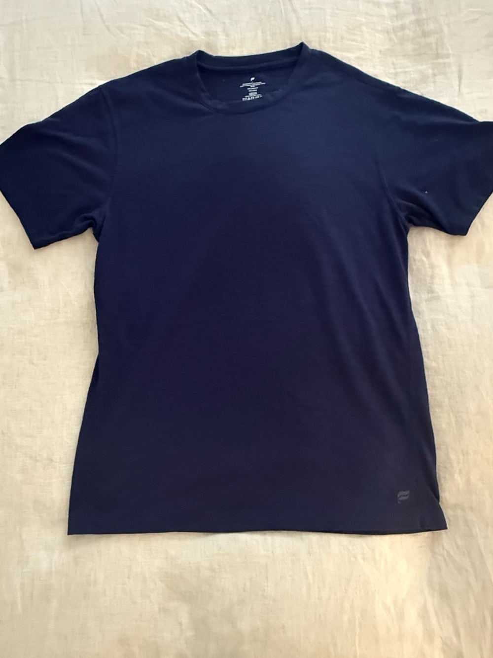 Fabletics Men's Navy Short Sleeve Crew Tee